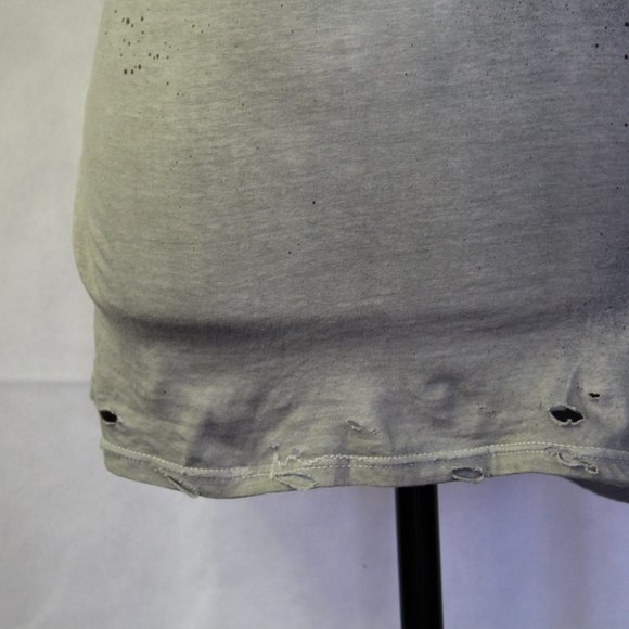 Girl Skull Handmade Distressed Destroyed Shirt - Picture 3 of 4